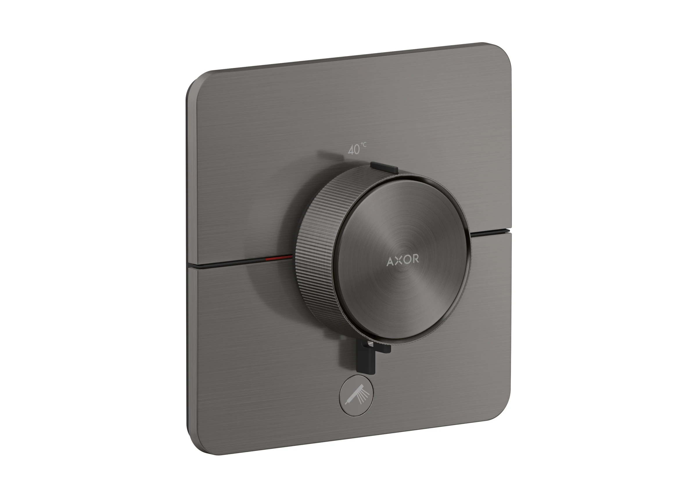 Axor Showerselect Id Thermostatic Shower Mixer Concealed 269 X 242 X 179mm Gunmetal/chrome - Brushed