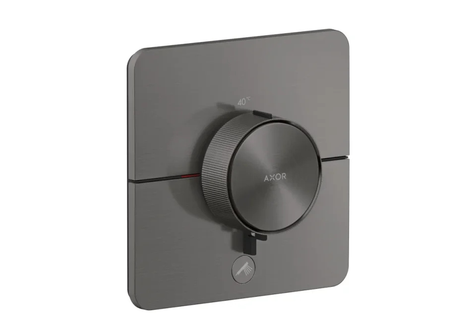 Axor Showerselect Id Thermostatic Shower Mixer Concealed 269 X 242 X 179mm Gunmetal/chrome - Brushed product image - Image 1