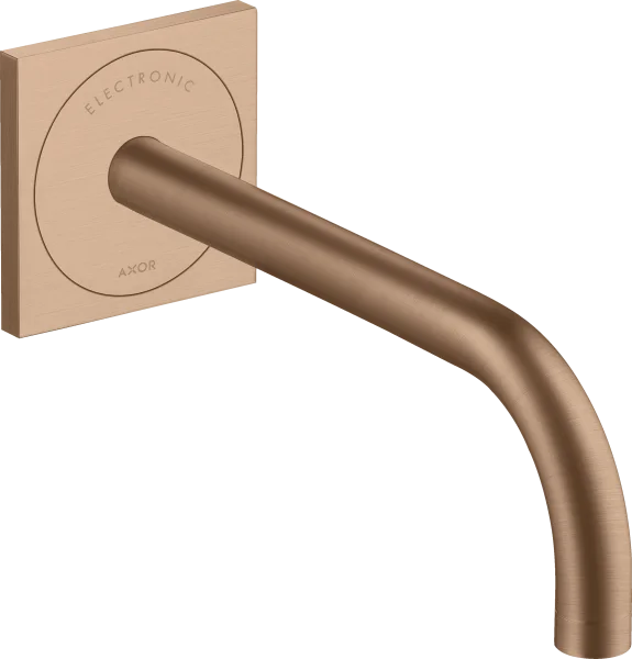 Axor Uno Electronic Taps 397 X 234 X 105mm Rose Gold/gold - Brushed