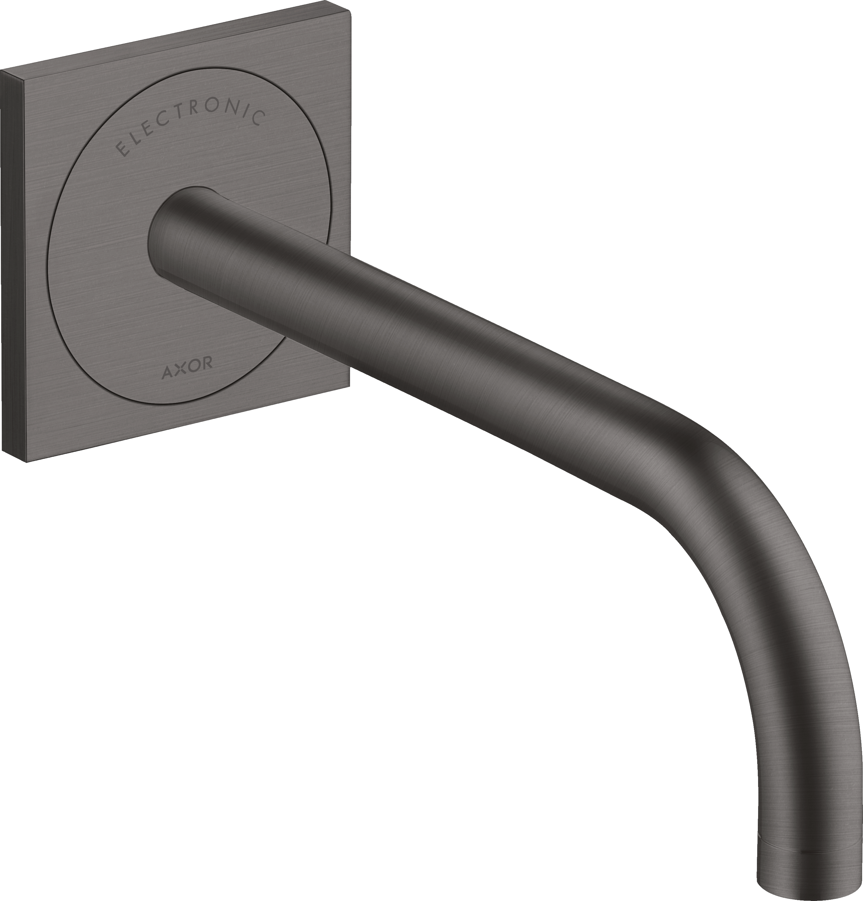 Axor Uno Electronic Taps 397 X 234 X 105mm Gunmetal/chrome - Brushed