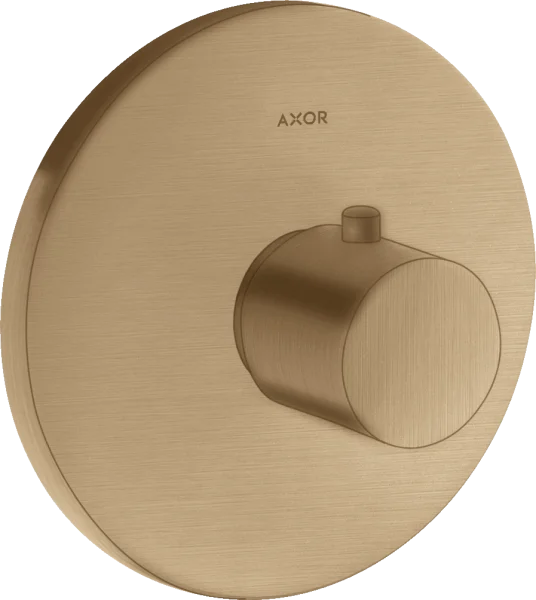Axor Uno Thermostatic Shower Mixer Concealed 217 X 187 X 135mm Bronze - Brushed
