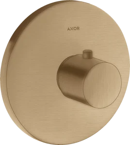 Axor Uno Thermostatic Shower Mixer Concealed 217 X 187 X 135mm Bronze - Brushed