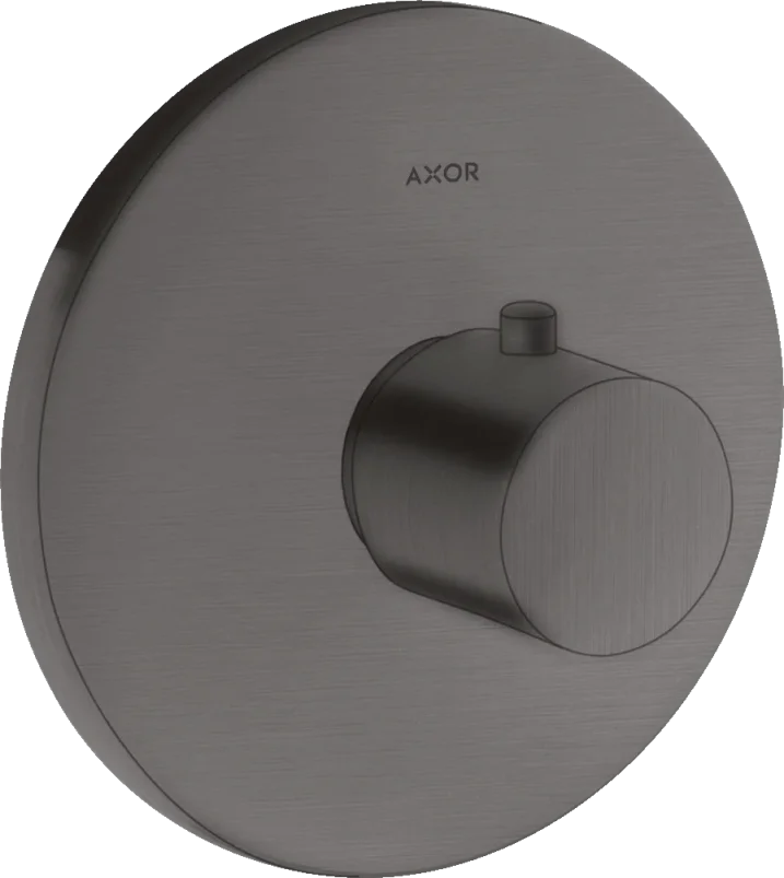 Axor Uno Thermostatic Shower Mixer Concealed 217 X 187 X 135mm Gunmetal/chrome - Brushed product image - Image 1