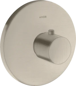 Axor Uno Thermostatic Shower Mixer Concealed 217 X 187 X 135mm Nickel - Brushed