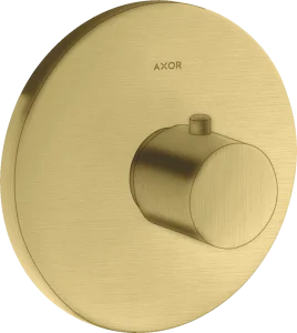 Axor Uno Thermostatic Shower Mixer Concealed 217 X 187 X 135mm Brass - Brushed