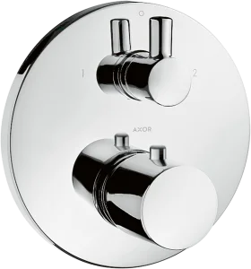 Axor Uno Thermostatic Shower Mixer Concealed 217 X 187 X 135mm Chrome