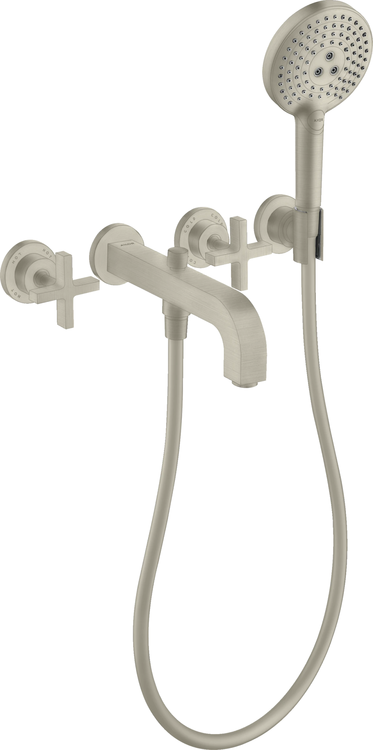 Axor Citterio Bath Mixers Concealed 504 X 263 X 128mm Nickel - Brushed