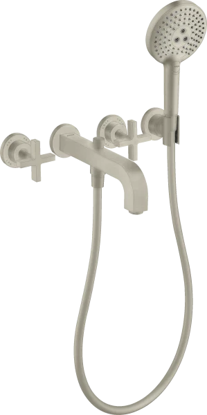 Axor Citterio Bath Mixers Concealed 504 X 263 X 128mm Nickel - Brushed