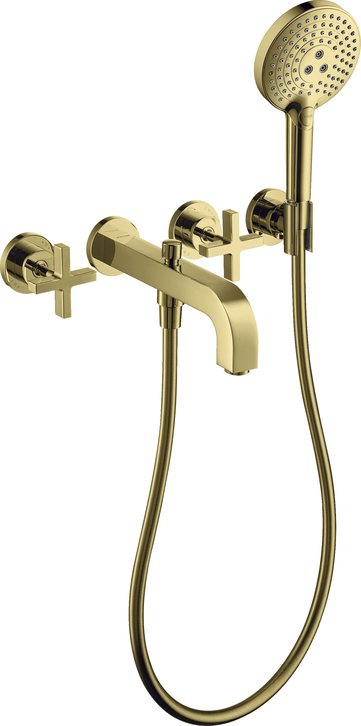 Axor Citterio Bath Mixers Concealed 504 X 263 X 128mm Gold - Polished