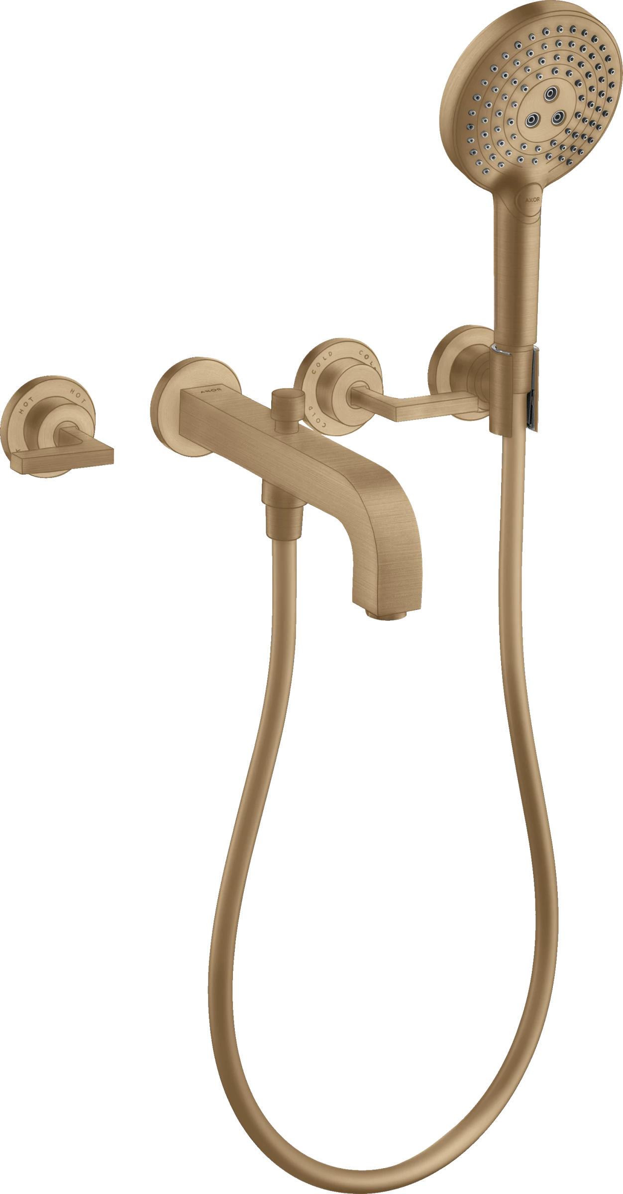 Axor Citterio Bath Mixers Concealed 510 X 263 X 128mm Bronze - Brushed