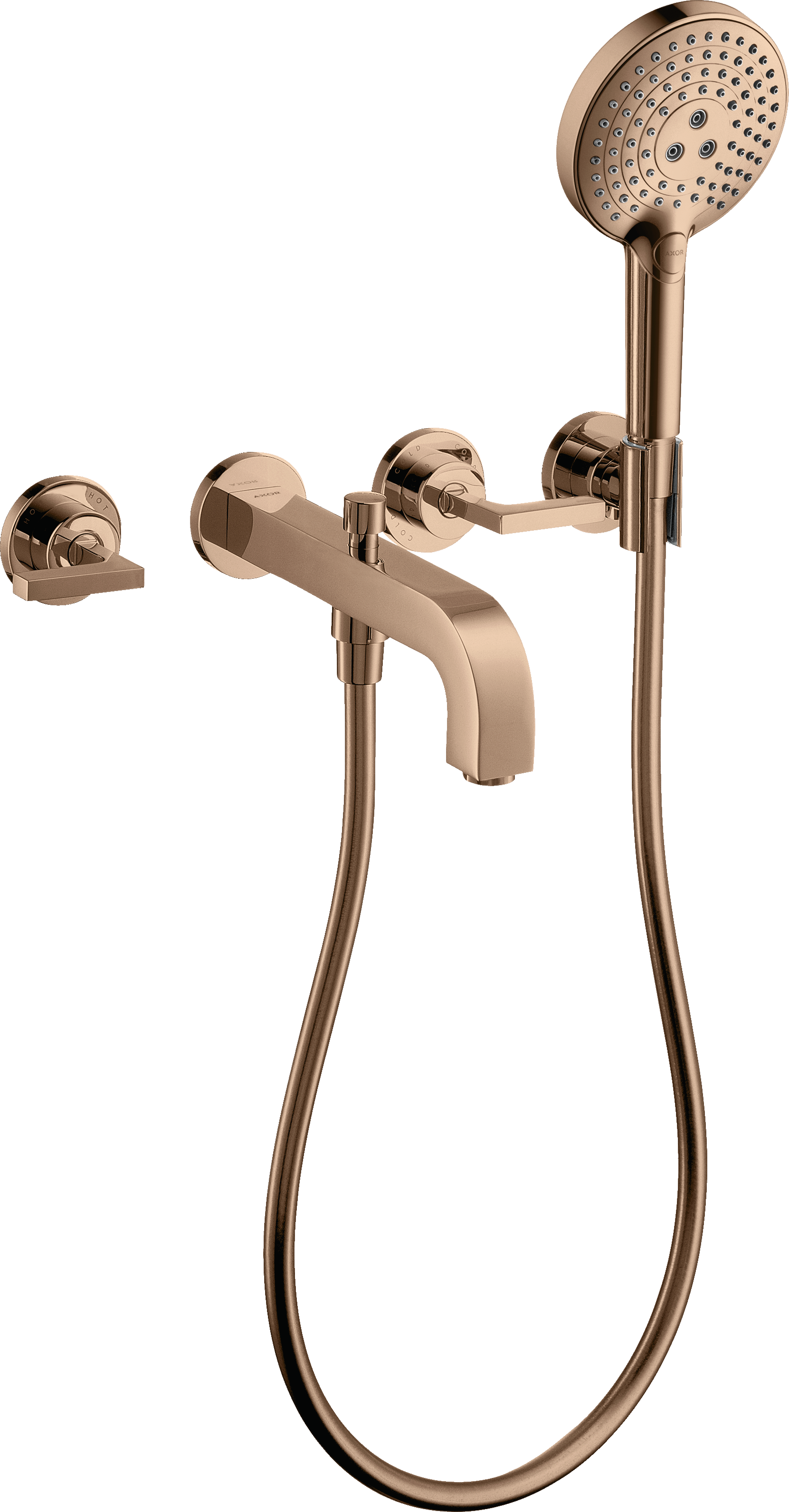 Axor Citterio Bath Mixers Concealed 510 X 263 X 128mm Rose Gold/gold - Polished