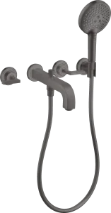 Axor Citterio Bath Mixers Concealed 510 X 263 X 128mm Gunmetal/chrome - Brushed