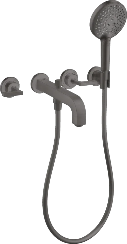 Axor Citterio Bath Mixers Concealed 510 X 263 X 128mm Gunmetal/chrome - Brushed product image - Image 1
