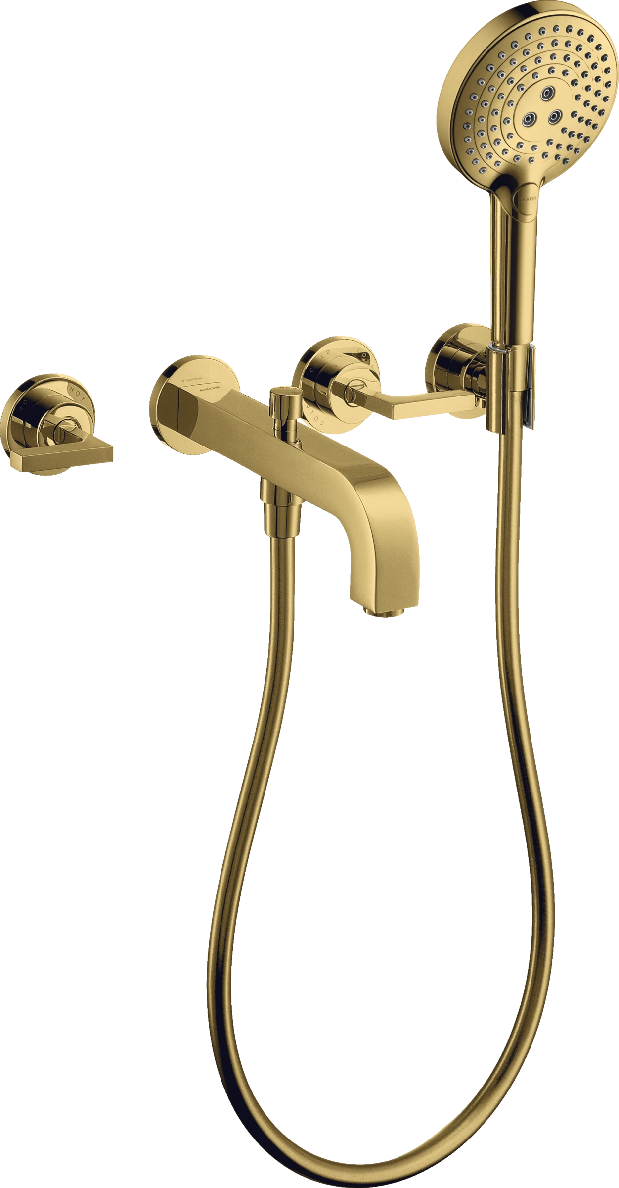 Axor Citterio Bath Mixers Concealed 510 X 263 X 128mm Gold - Polished