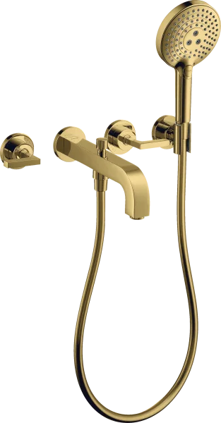 Axor Citterio Bath Mixers Concealed 510 X 263 X 128mm Gold - Polished