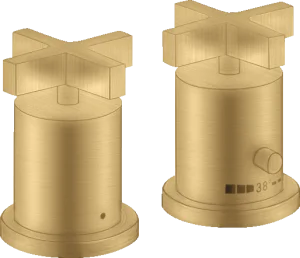 Axor Citterio Thermostatic Bath Filler Concealed 130 X 110 X 87mm Gold - Brushed