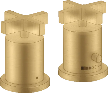 Axor Citterio Thermostatic Bath Filler Concealed 130 X 110 X 87mm Gold - Brushed product image - Image 1