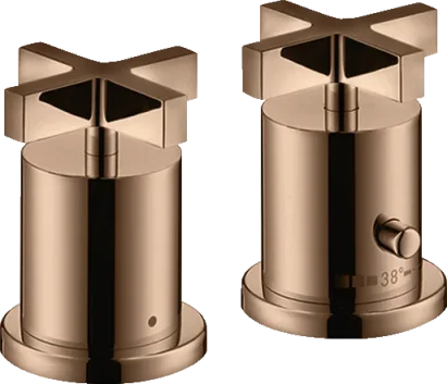 Axor Citterio Thermostatic Bath Filler Concealed 130 X 110 X 87mm Rose Gold/gold - Polished product image - Image 1
