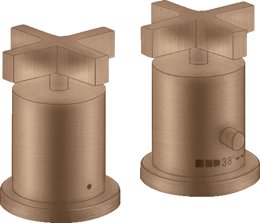 Axor Citterio Thermostatic Bath Filler Concealed 130 X 110 X 87mm Rose Gold/gold - Brushed