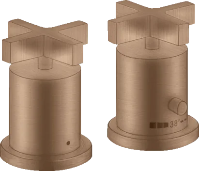 Axor Citterio Thermostatic Bath Filler Concealed 130 X 110 X 87mm Rose Gold/gold - Brushed product image - Image 1