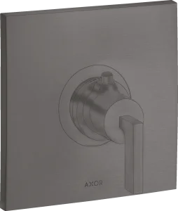 Axor Citterio Thermostatic Shower Mixer Concealed 217 X 187 X 135mm Gunmetal/chrome - Brushed