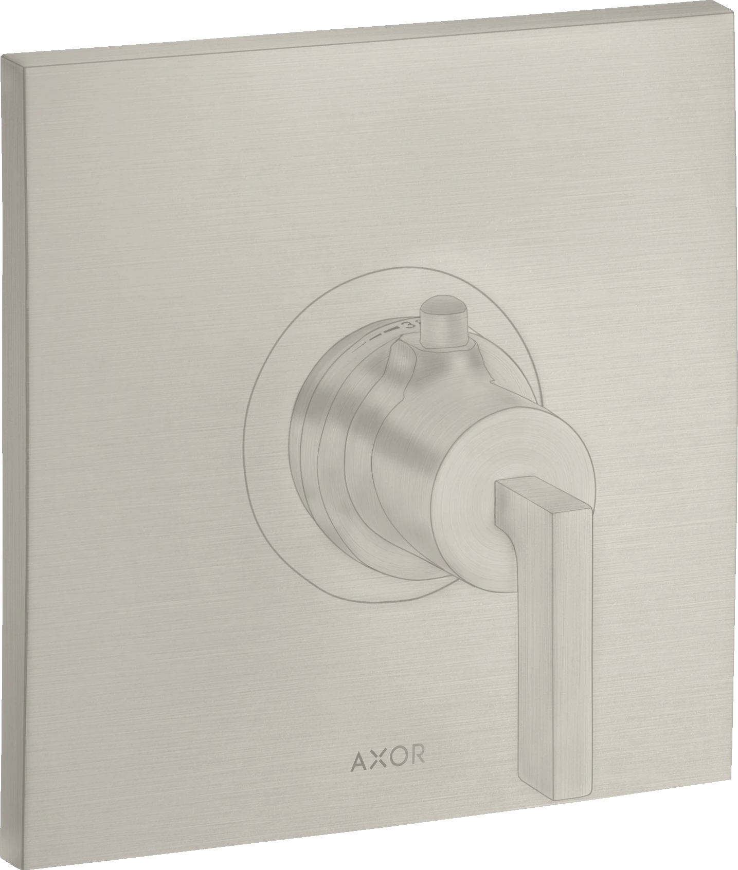 Axor Citterio Thermostatic Shower Mixer Concealed 217 X 187 X 135mm Stainless Steel
