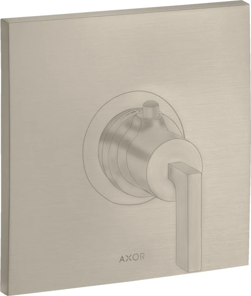 Axor Citterio Thermostatic Shower Mixer Concealed 217 X 187 X 135mm Nickel - Brushed product image - Image 1