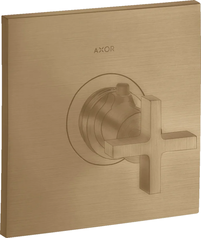 Axor Citterio Thermostatic Shower Mixer Concealed 217 X 187 X 135mm Bronze - Brushed product image - Image 1