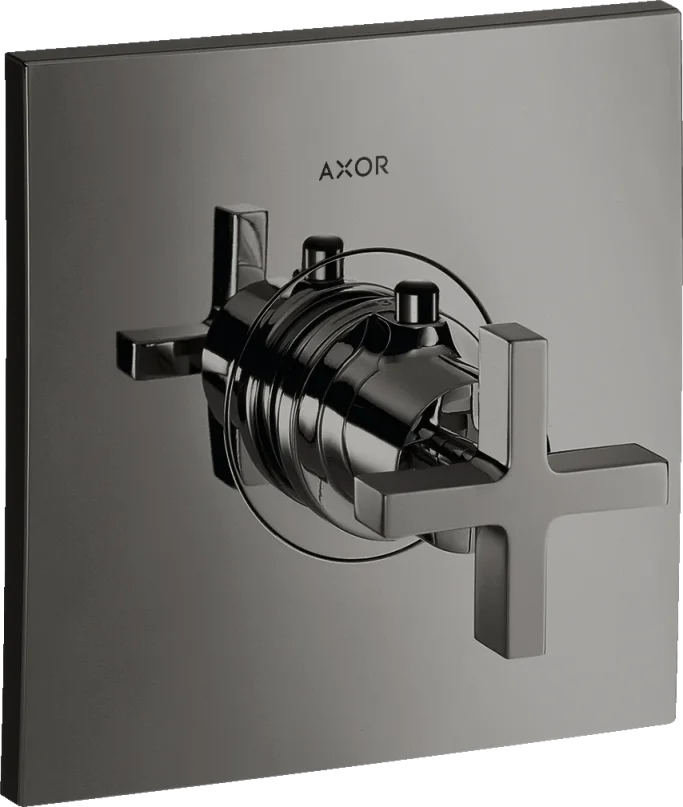 Axor Citterio Thermostatic Shower Mixer Concealed 217 X 187 X 135mm Gunmetal/chrome - Polished product image - Image 1