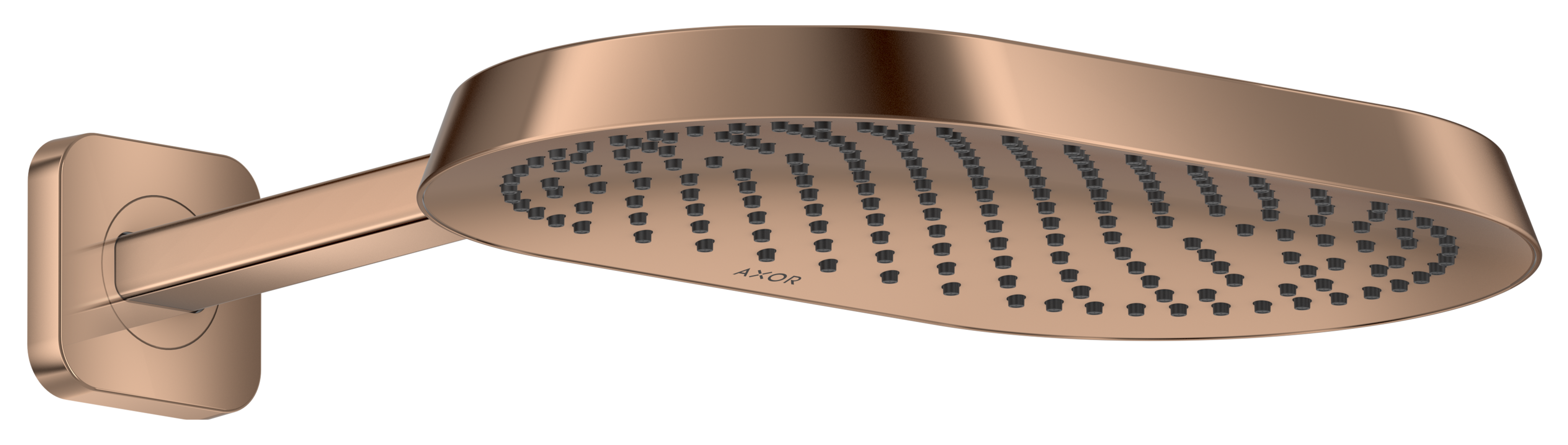 Axor Showersphere Overhead Showers 670 X 390 X 165mm Rose Gold/gold - Polished product image - Image 2