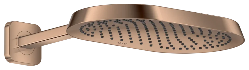 Axor Showersphere Overhead Showers 670 X 390 X 165mm Rose Gold/gold - Polished product image - Image 1