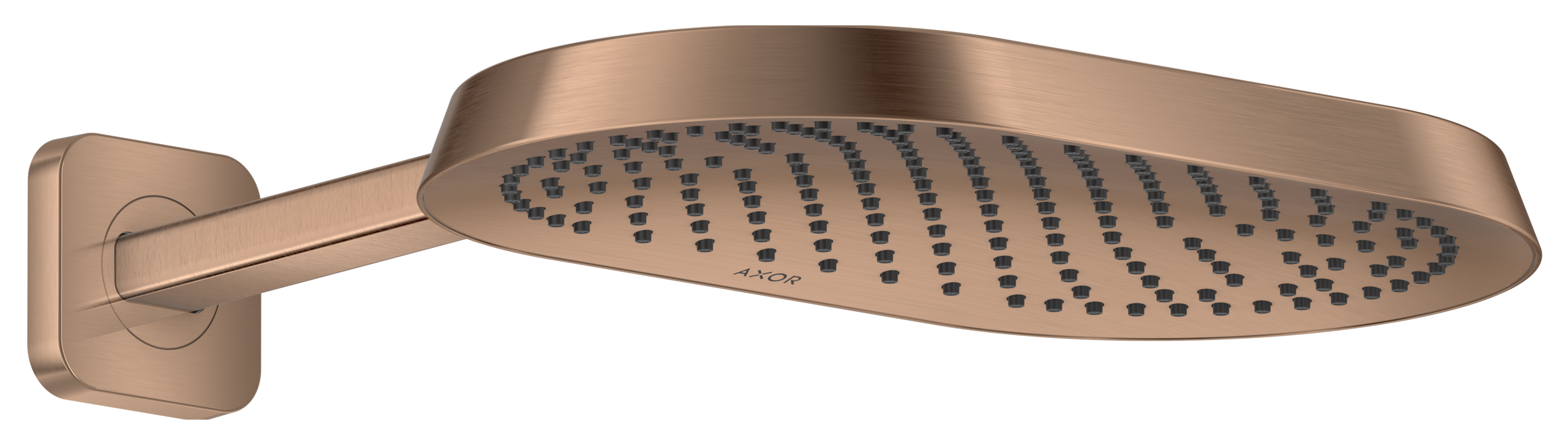 Axor Showersphere Overhead Showers 670 X 390 X 165mm Rose Gold/gold - Brushed product image - Image 2