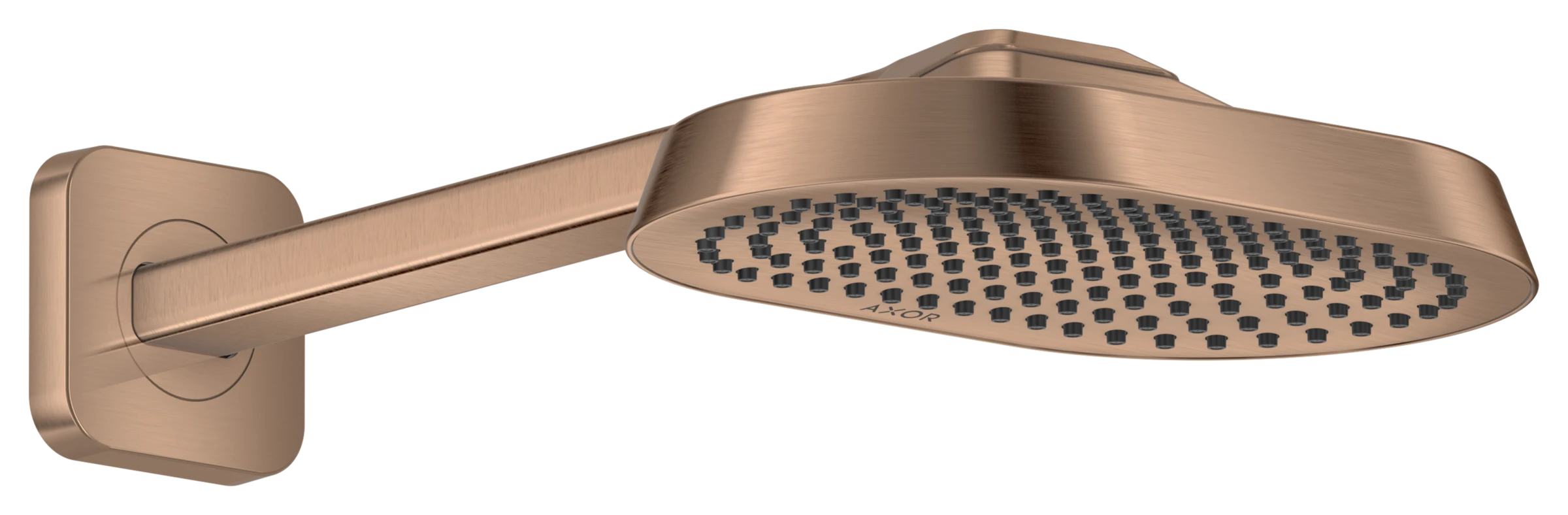 Axor Showersphere Overhead Showers 670 X 390 X 165mm Rose Gold/gold - Brushed