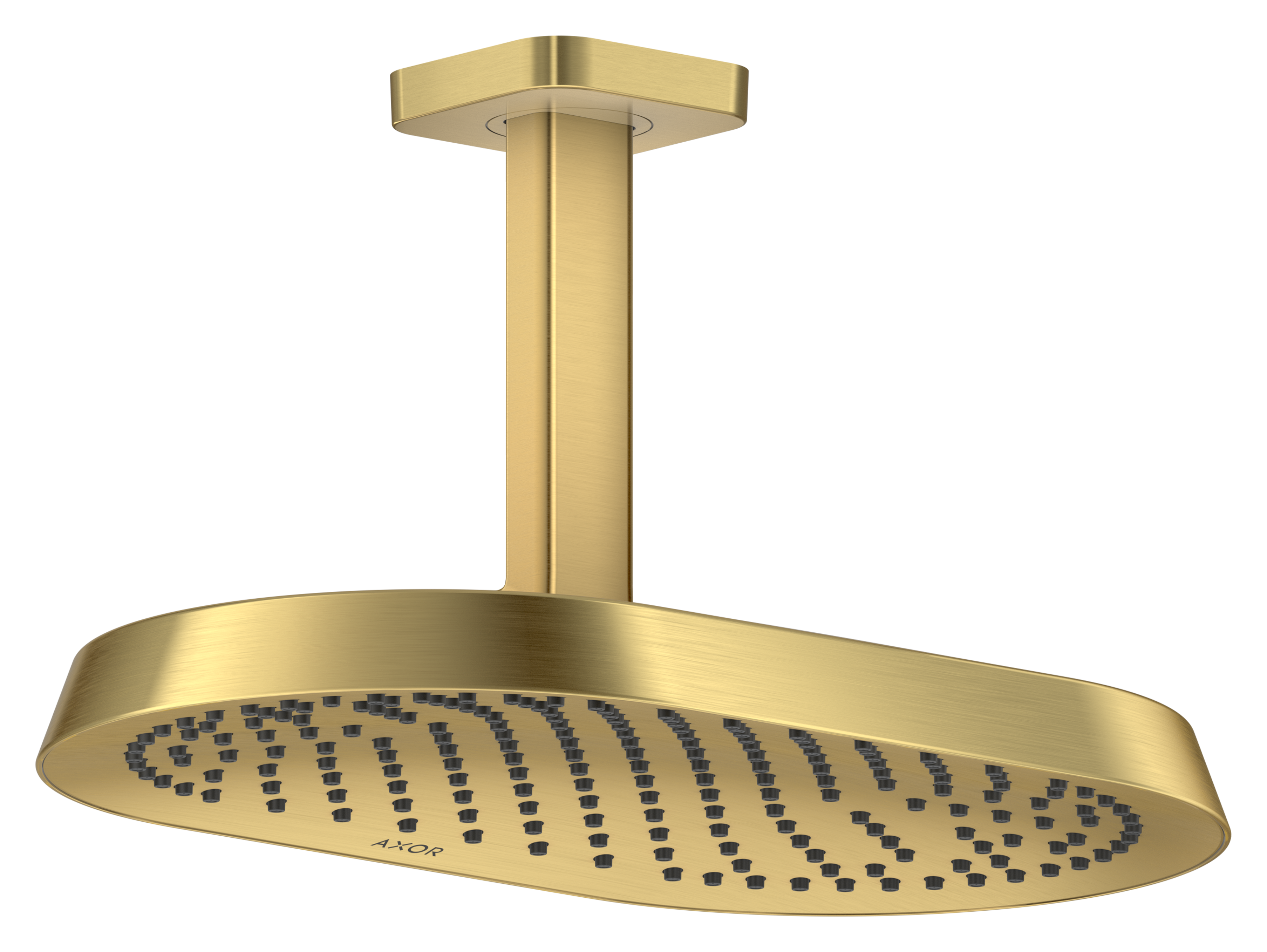 Axor Showersphere Overhead Showers 670 X 390 X 165mm Gold - Brushed