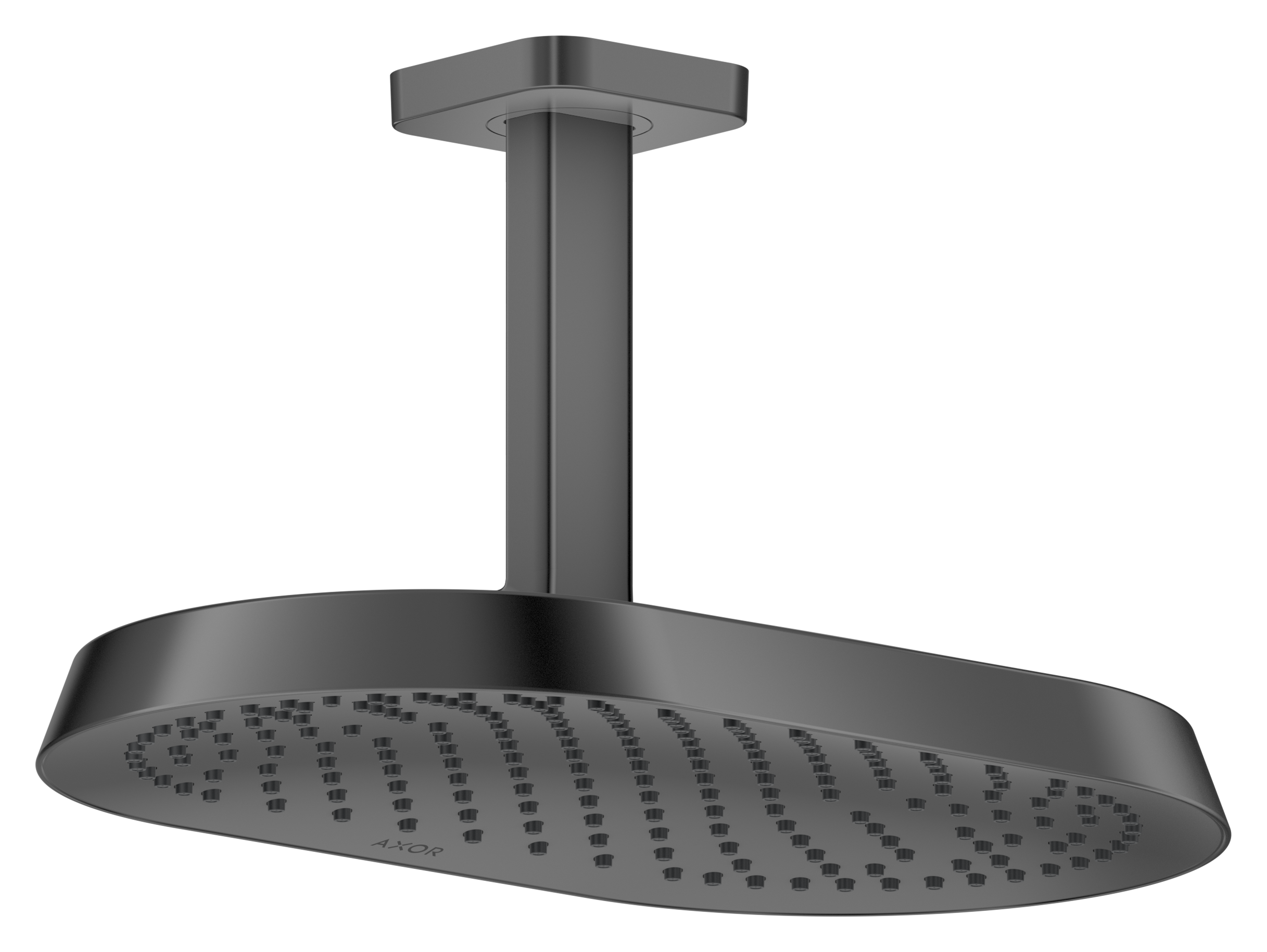 Axor Showersphere Overhead Showers 670 X 390 X 165mm Gunmetal/chrome - Polished product image - Image 2
