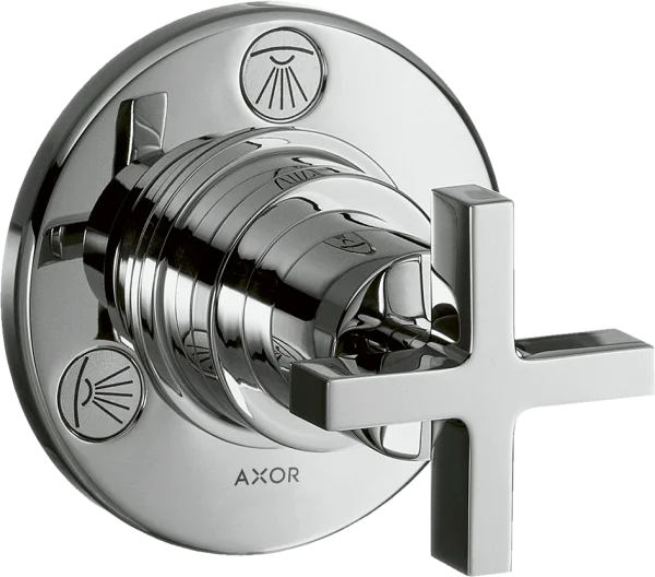 Axor Citterio Manual Shut-off & Diverter Valves 130 X 110 X 87mm Chrome