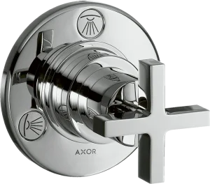 Axor Citterio Manual Shut-off & Diverter Valves 130 X 110 X 87mm Chrome