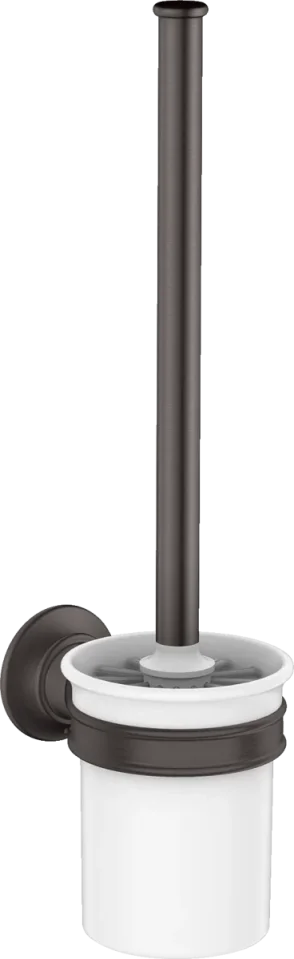 Axor Montreux Toilet Brush Holders 400 X 230 X 105mm Gunmetal/chrome - Brushed product image - Image 2