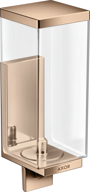 Axor Universal Rectangular Lotion Dispenser 255 X 185 X 180mm Rose Gold/gold - Polished product image - Image 1