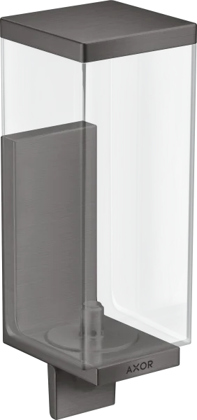 Axor Universal Rectangular Lotion Dispenser 255 X 185 X 180mm Gunmetal/chrome - Brushed
