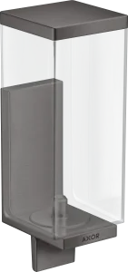 Axor Universal Rectangular Lotion Dispenser 255 X 185 X 180mm Gunmetal/chrome - Brushed