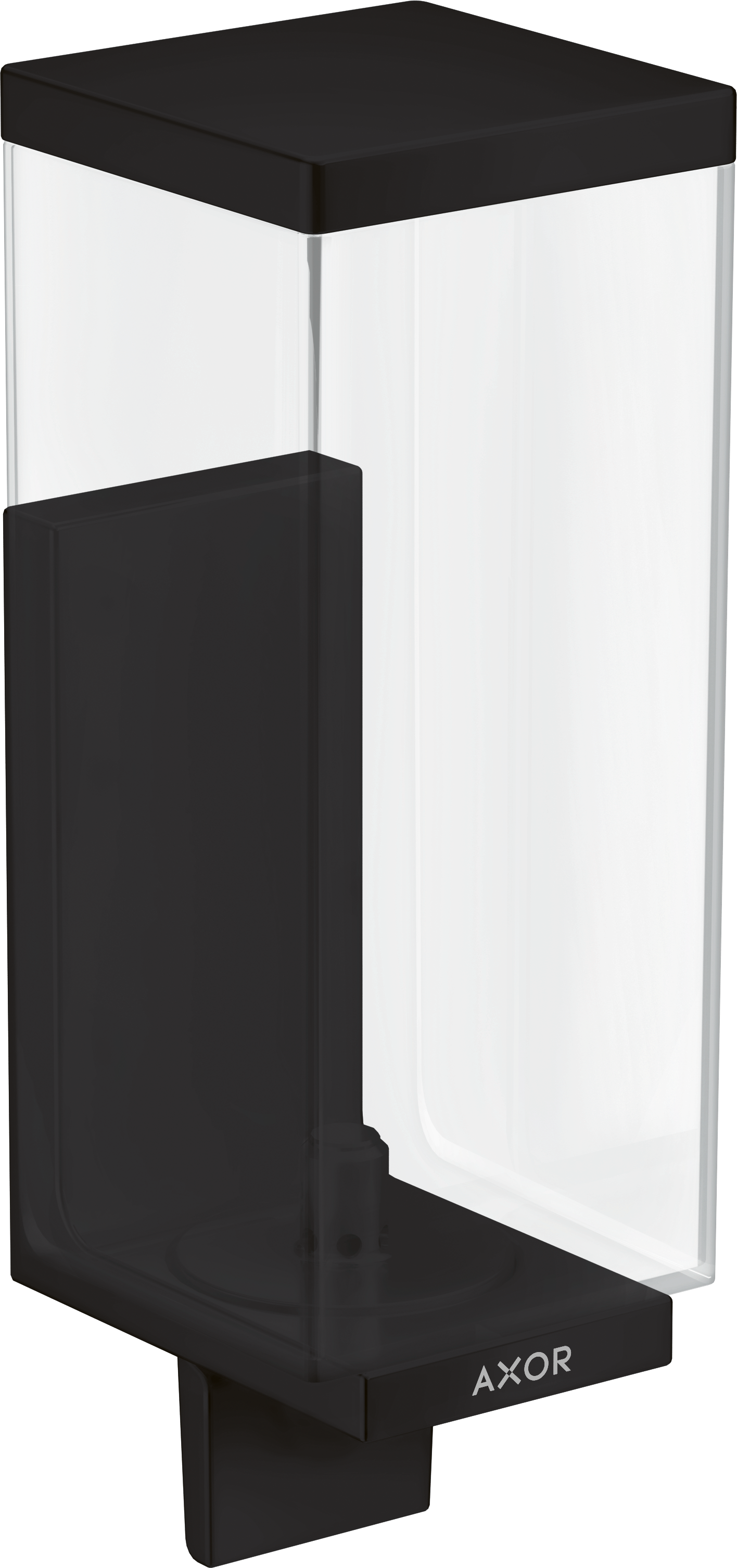 Axor Universal Rectangular Lotion Dispenser 255 X 185 X 180mm Black - Matt product image - Image 2