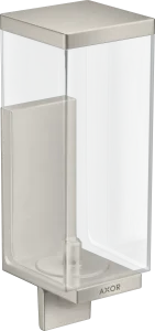 Axor Universal Rectangular Lotion Dispenser 255 X 185 X 180mm Stainless Steel