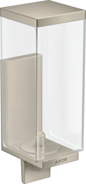 Axor Universal Rectangular Lotion Dispenser 255 X 185 X 180mm Nickel - Brushed