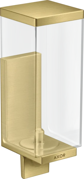 Axor Universal Rectangular Lotion Dispenser 255 X 185 X 180mm Brass - Brushed