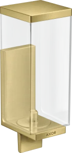 Axor Universal Rectangular Lotion Dispenser 255 X 185 X 180mm Brass - Brushed