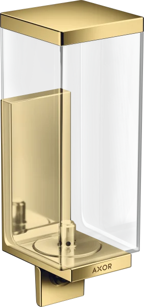 Axor Universal Rectangular Lotion Dispenser 255 X 185 X 180mm Gold - Polished