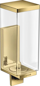 Axor Universal Rectangular Lotion Dispenser 255 X 185 X 180mm Gold - Polished
