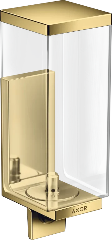 Axor Universal Rectangular Lotion Dispenser 255 X 185 X 180mm Gold - Polished product image - Image 1