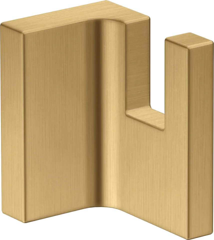 Axor Universal Rectangular Hooks 130 X 112 X 86mm Gold - Brushed product image - Image 1